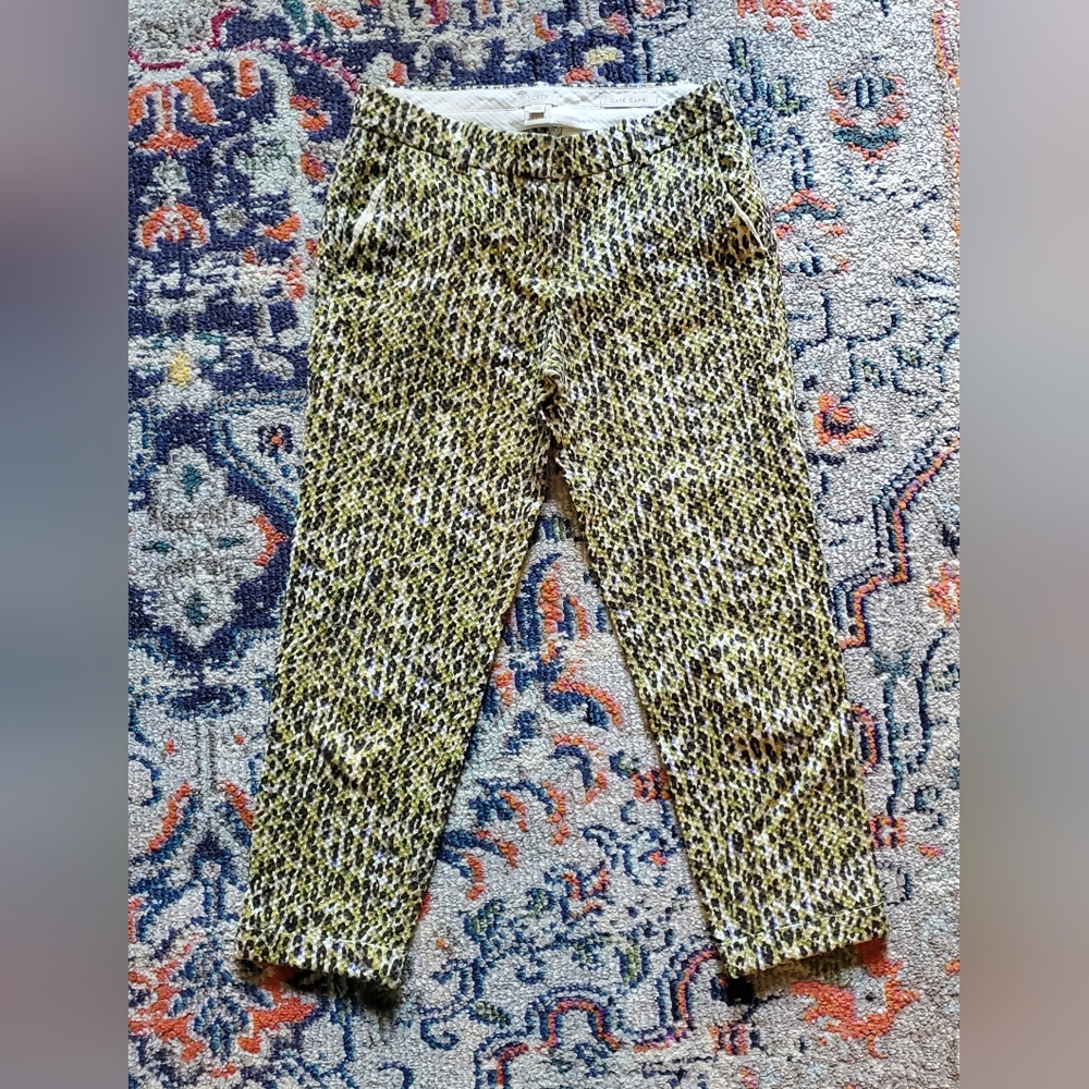 J. Crew Leopard Print Capri Pants